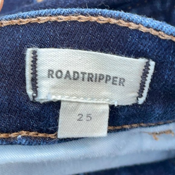 Madewell SIZE 25 Roadtripper High-Rise Skinny Dark Wash Stretch Denim Jeans $75 - Picture 5 of 6